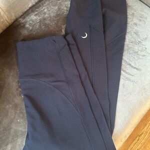 ZYIA Black Leggings with Crescent Logo